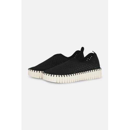 ILSE JACOBSEN Tulip Sole Plateau Black