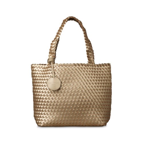 SAC TRESSE REVERSIBLE ILSE JACOBSEN PLATIN/SILVER - Sacs- NM Concept - Élégance Scandinave : Chaussures, Sacs, Bottes
